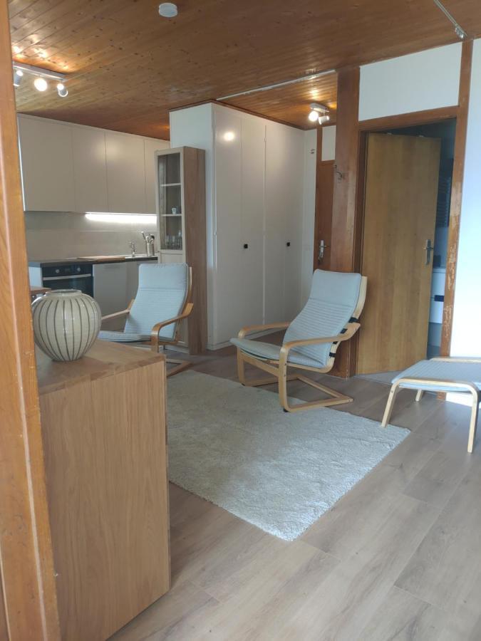 Studio Au Calme, Vue Imprenable Sur La Vallee Apartment Leysin Bagian luar foto