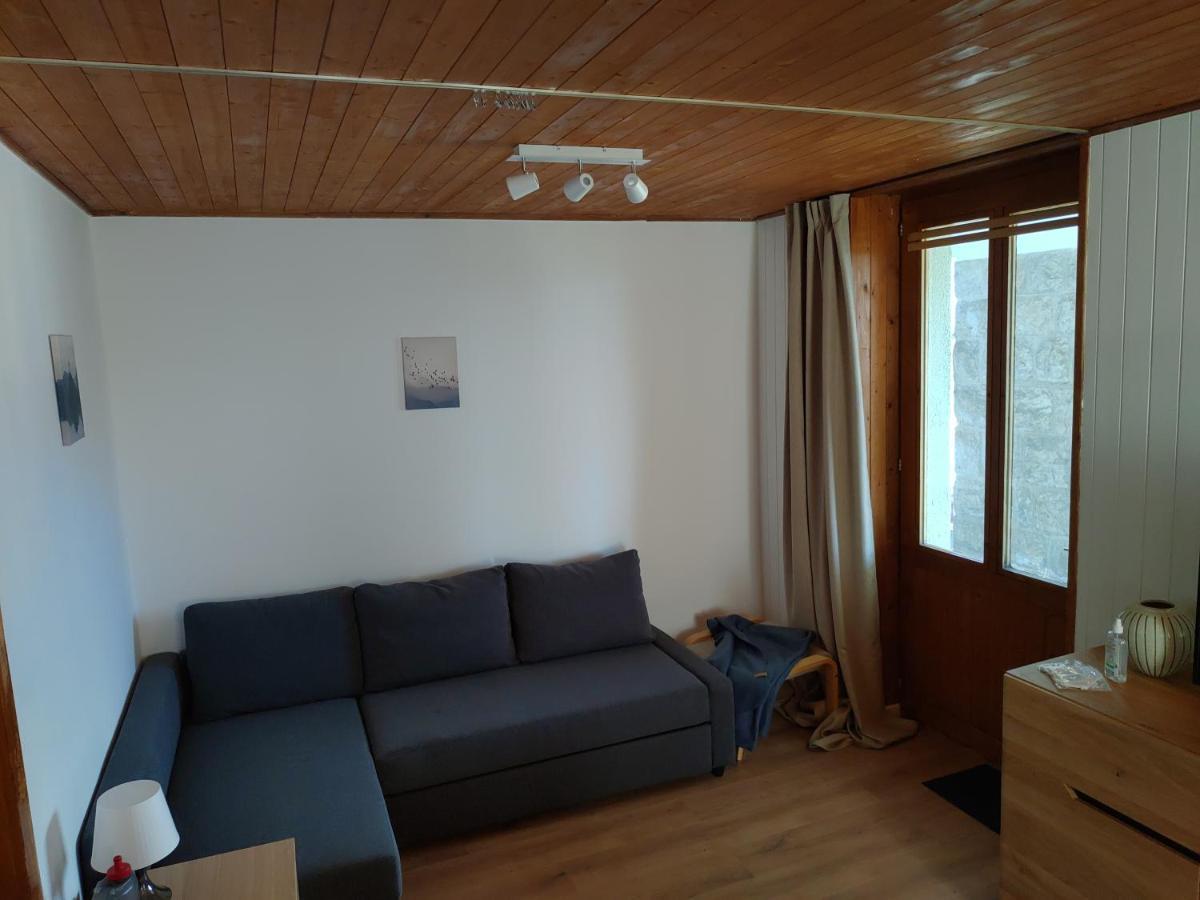 Studio Au Calme, Vue Imprenable Sur La Vallee Apartment Leysin Bagian luar foto